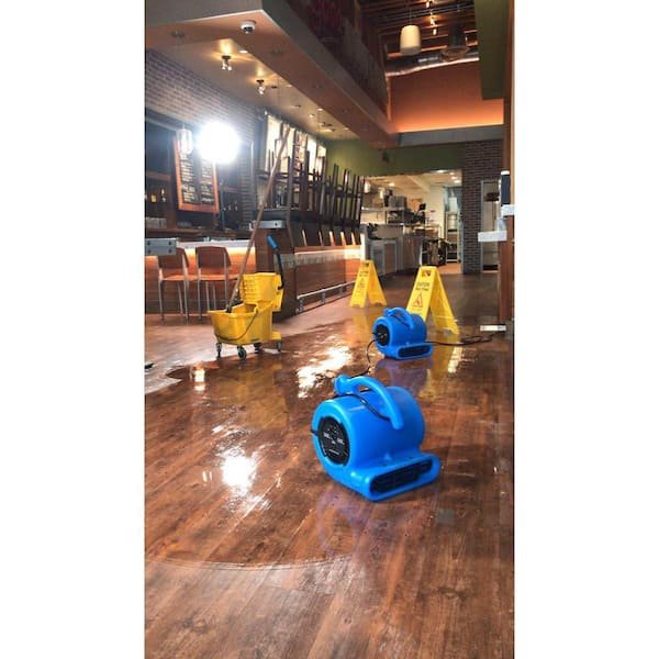 Commercial air mover used for structural drying